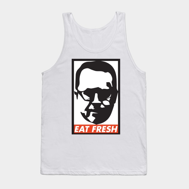 Jared Fogel - Eat Fresh Tank Top by DankSpaghetti